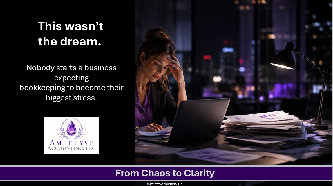 This wasn't the dream — a business owner overwhelmed by paperwork